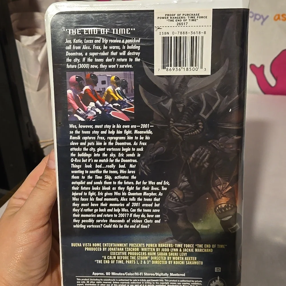 Power Rangers Time Force Power Ranger Light Speed Rescue VHS Movie Bundle - Picture 4 of 12